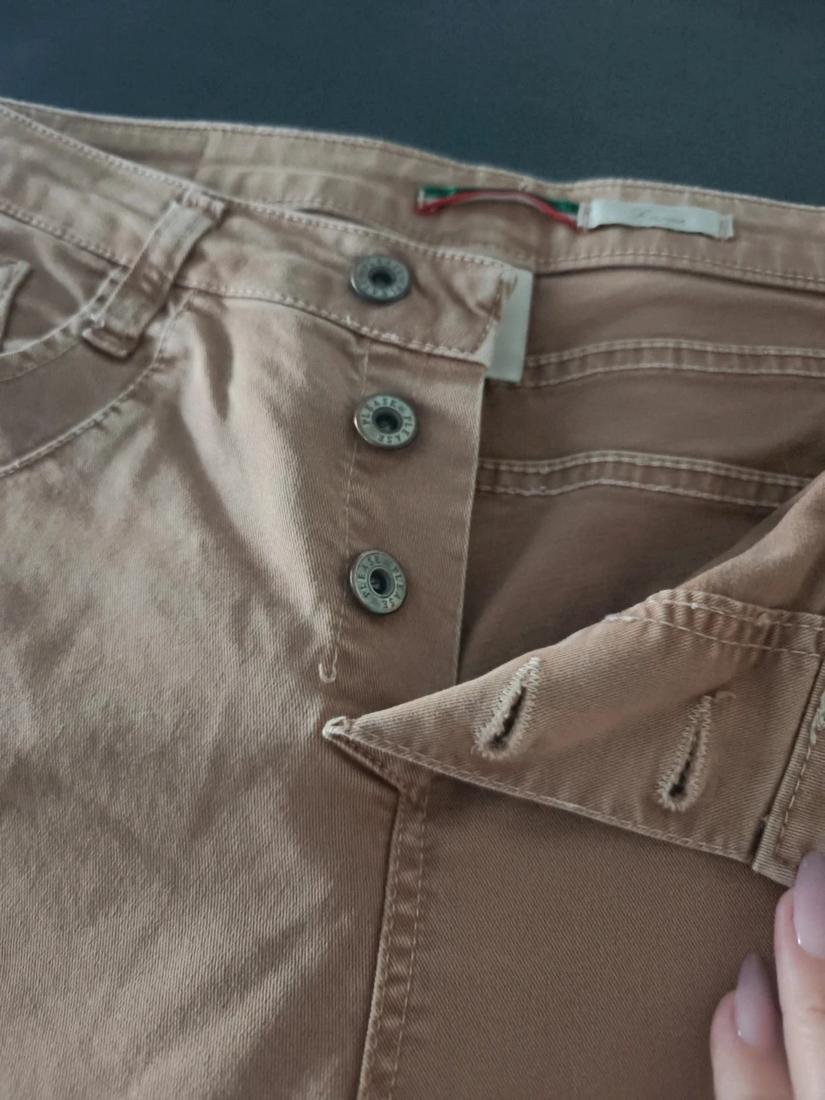 Calça marrom claro Please – photo 5